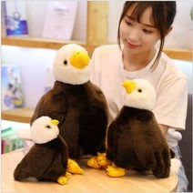 대머리독수리 봉제 인형 20-40cm, 갈색, 30cm