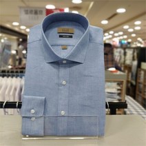 엘르셔츠 SH04 블루 린넨 E222S-30342