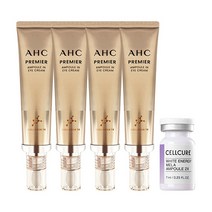 AHC 프리미어 아이크림 시즌11 40ml x4 + 셀큐어 기미멜라앰플 2X 7ml, 상세페이지 참조