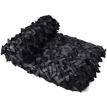 군용 위장 메쉬 210D 옥스포드 천 사냥 및 마당 장식에 적합 크기 맞춤 가능, black+15x3M