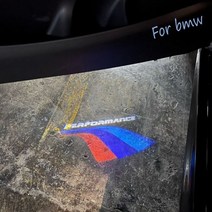 루프탑텐트 하드탑 LED 자동차 도어 웰컴 라이트 프로젝터 로고 고스트 섀도우 레이저 램프 BMW 1 3 시리즈 G20 G21 F40 G29 Z4 2019 2020 용 2 개, 웜 화이트