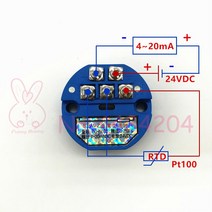 온도 트랜스미터 Pt100 RTD 모듈-50 ~ 50 °C 출력 4-20mA 전력 DC24V 정확도 0.5% FS 200 300 -20 80, 한개옵션1, 01 Minus 50 to 50C