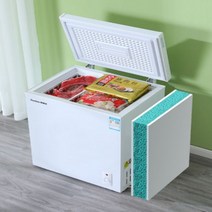 가정용 업소용 미니 냉동고 뚜껑형 닭가슴살 생선보관 얼음 보존식 냉동고, 4 화이트