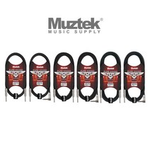 뮤즈텍 Muztek PS-300 5.5 퓨어사운드 기타케이블 양방향일자형 3M 일렉 베이스