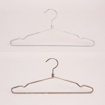 코팅삼각 철사 크롬 브론즈 옷걸이(10개묶음), 1번) 크롬