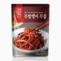 요리찬 무말랭이무침(130G), 1개, 130g
