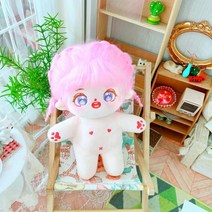 면 목화솜 인형 20cm 무속성 아이돌 인형 옷 모음, 정품 O 노멀 바디