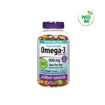 캐나다 웨버네추럴 트리플 스트렝스 오메가3 900mg 대용량 200정 WEBBER NATURALS, 1개