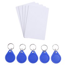 rfid복사기 rfid태그 휴대용 125KHz RFID 복사기 ID 작가 프로그래머 카드 리더 키, [02] 5 card set