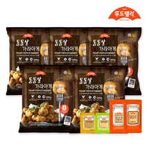 [푸드렐라]통통살가라아게 300g 5팩 + 소스 4종 증정, 단품