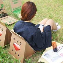 신나라-닷컴_오조 등받이 종이의자 D 휴대용 캠핑 야외_ tlsskfk, 신-컴-선택사항없습니다