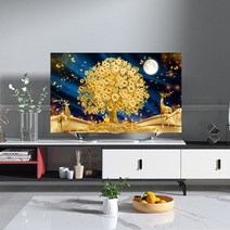 tv커버 새로운 패션 방진 가정용 384246505560 인치 교수형 부팅은 용 1세트, 02, 65인치(152x92cm)