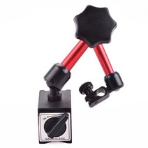 다이얼 표시기 게이지 디지털 앰프용 미니 범용 유연한 마그네틱 온오프 베이스 접이식 홀더 스탠드 아날로그, 하얀색, A