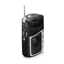 조정 창 텔레스코픽 안테나 작동 스포츠 라디오 개인 AM FM 미니 휴대용 포켓 타입 배터리 전원 2 밴드, 한개옵션0