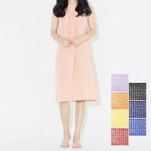 [라다몰] 원피스 여성 여름 어깨끈 시원한 원단 주름 포인트