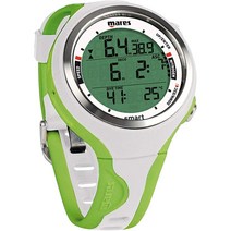 마레스 스마트 손목 다이빙 컴퓨터 관부가세 포함, 화이트/라임