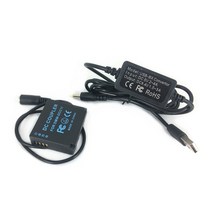 dcc11 더미 배터리 + usb 어댑터 panasonic gx7 gx9 lx100 gx80 gx85 카메라 전원 은행용 충전 케이블 dmw blg10 ble9 ac10