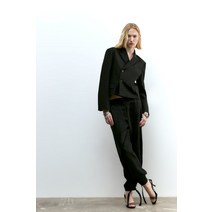 독일 자라 ZARA 블록 힐 스트랩 샌들 - 블랙 146908
