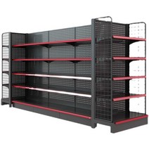 마트 진열대 스낵 빵 다목적 선반 팬트리 슈퍼 매대, 상세 페이지 참고, 그레이 120x40x165 5단 메인프레임