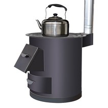 가마솥 화덕 무쇠 대형 업소용 솥단지 드럼통 소각로, 40cm 블랙 드럼  C세트(하단이미지참조)