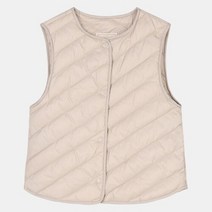 치크 SH02 초경량 넥스냅 이너 구스조끼 CKVW20W2A