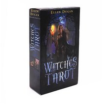 울트라패션 타로카드 영문판 오라클카드 스미스웨이트 로맨스 엔젤, A_Witches Tarot_횃불든 여자