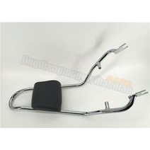 가와사키 W400 W650 W800 튜닝파츠 리어 동승자 텐덤등받이, 은도금
