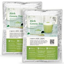 더블데이 리치그린티 녹차라떼 파우더 800G 2개 세트