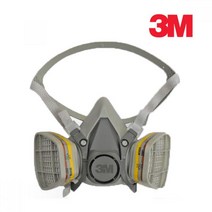 3M 방독마스크 세트 산업용 페인트 작업 석유 화학 도색 작업 (면체+6003K) 쓰리엠 reusable respirator _HIKT