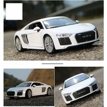 [바이니즘] welly Audi 아우디 R8 스파이더 다이캐스트 피규어, 화이트