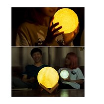 달팬던트 달등 조명 달 무드등 우주 수유등 달조명 수면 아이방 행성 침대 램프 침실, 3D입체달조명-사출성형방식형