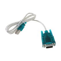 검은 USB에서 RS232 RS-232 (DB9) PC 용 직렬 케이블 표준 어댑터 변환기, 한개옵션0