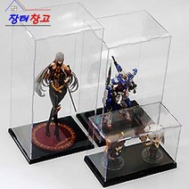 장터창고 피규어 케이스 아크릴장식장 진열장 가챠폰 넨도로이드 건담스케일 모형 먼지보호 피규어보관함