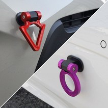 자동차 견인고리 스트랩 스터커 부착식, C TYPE (STARP TYPE), 06. 블랙