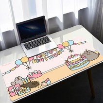 노트북 데스크탑 테블릿PC 귀여운 만화 Pusheen 애니메이션 마우스 패드 컴퓨터 게임 노트북 사무실 액세, 17 CSF000846_01 300x600x2mm
