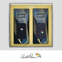 유니크한 패턴 로고자수 신사 장목 양말 2족세트