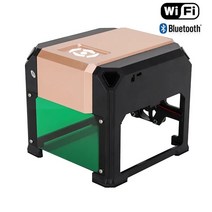 레이저각인기 3000mw 레이저 조각기 CNC 미니 기계 DIY 로고 마크 프린터 커터 휴대용 목공, 04 Newest Bluetooth_02 EU plug
