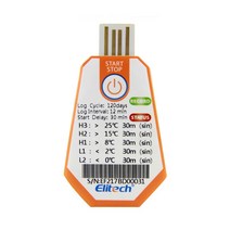 Elitech 일회용 온도기록계 RC-19K, 선택_ Elitech 엘리텍 온도기록계 데이터로거 RC, 상품선택함, 1개