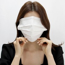 얼굴큰사람마스크 덴탈 특대형 얼큰이 대두 100매, 블랙 100매