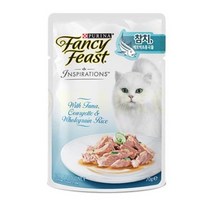 퓨리나 팬시피스트 인스퍼레이션 고양이 파우치, 참치 + 애호박 +통곡물, 70g, 72개