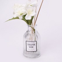 마타바 클래식줄무늬 디퓨저용기100ml(실버뚜껑포함), 투명