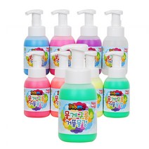 [키즈맘아트] 뭉게구름 거품물감 300ml 낱색, 형광 분홍