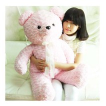 곰인형 러블리베어장미원단 국산대형곰 크리스마스선물 인형, 러블리자이언트슈퍼베어, 아이보리