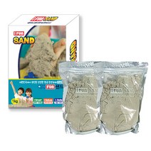 옥토넛 모래놀이 세트 촉촉이모래1kg 천연항균모래 모래놀이모래 모래놀이리필 촉감놀이 세트, 선택5 촉촉이모래(2kg)