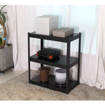 리빙나이스 고릴라랙 선반 800 3단 블랙, 1개