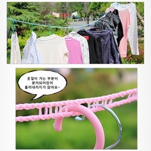 논슬립 빨래줄걸이(3M/5M)(RC-725), 색상랜덤(5M)