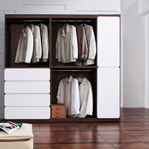 아르스노바 시스템 드레스룸(1단행거+4단서랍+2단드레스장+틈새수납장), 1단행거+4단서랍+2단드레스장+틈새수납장