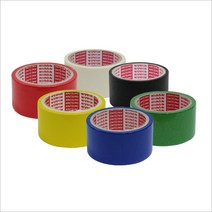 칼라 마스킹테이프 종이테이프, 빨강