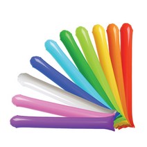 피플스파티 응원도구 국산 원형막대풍선 10쌍, 옐로우