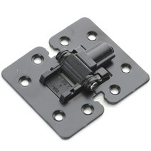 접이경첩(똑딱이경첩)_블랙, 1개, 블랙